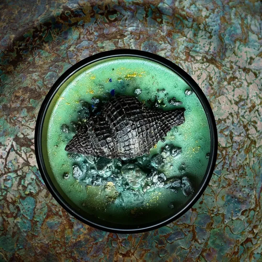Brazilian Zom Zom Wickless Candle: Caramel Pistachio Vanilla Sandalwood Scent